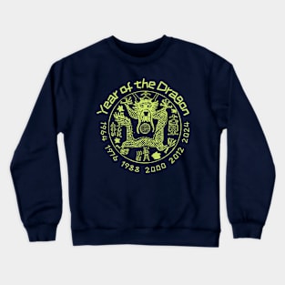 Chinese Zodiac Lunar Year of the Dragon 2024 Crewneck Sweatshirt